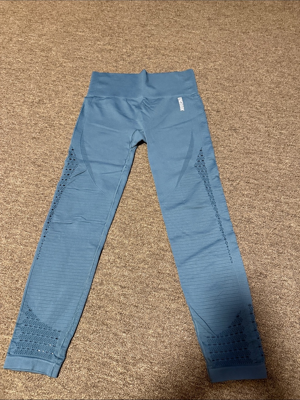 Gymshark Teal Seamless High-Waist Leggings